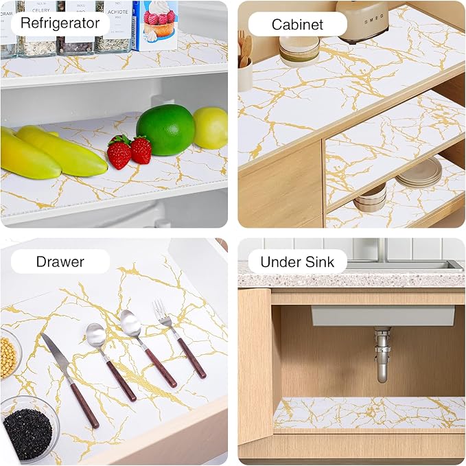Drawer and Shelf Liner for Kitchen Cabinet Non-Adhesive 18in x 20FT - Image 8
