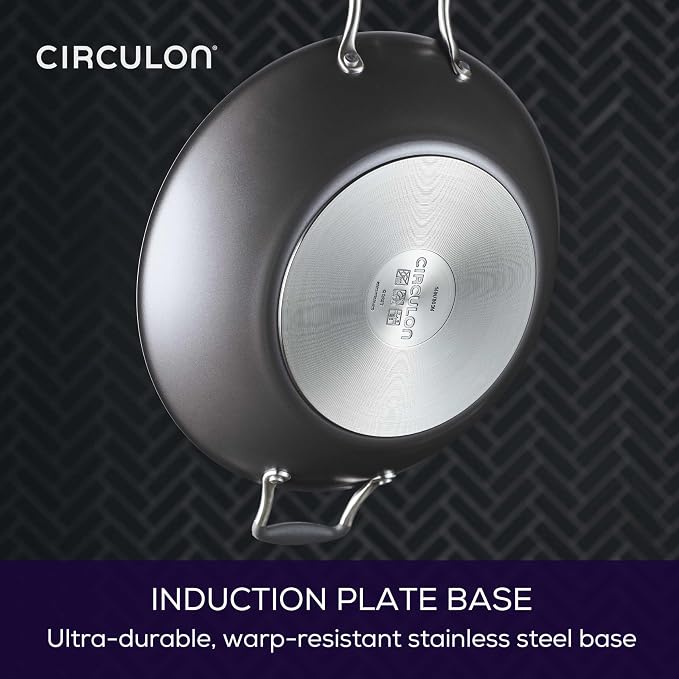 Circulon A1 Series Nonstick Induction Wok with Lid, 14-Inch, Graphite - Image 7