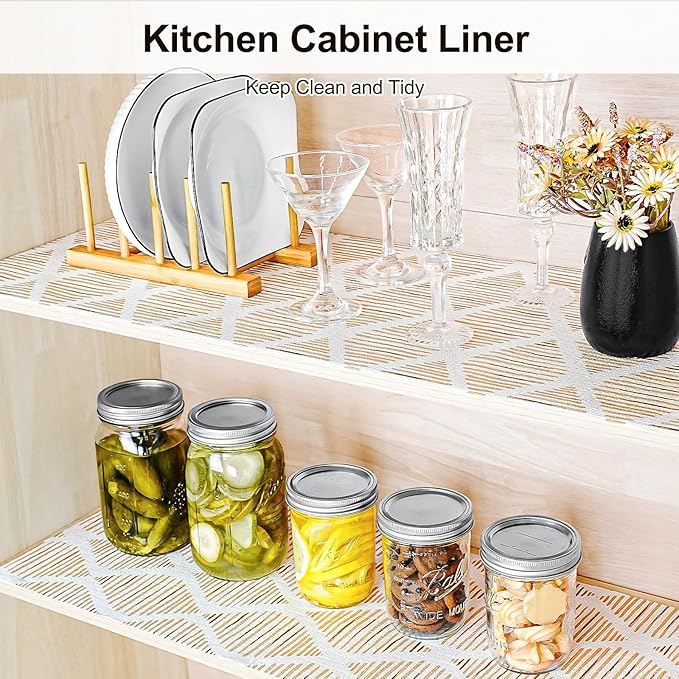 Drawer and Shelf Liner for Kitchen Cabinet Non-Adhesive 18in x 30FT - Image 4