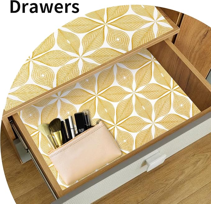 Shelf Liners for Kitchen Cabinets 17in x 20FT, Non Adhesive Cabinet Liner - Image 9