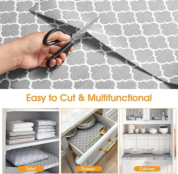 Shelf and Drawer Liner for Kitchen Cabinet Non-Adhesive Non Slip - Image 5
