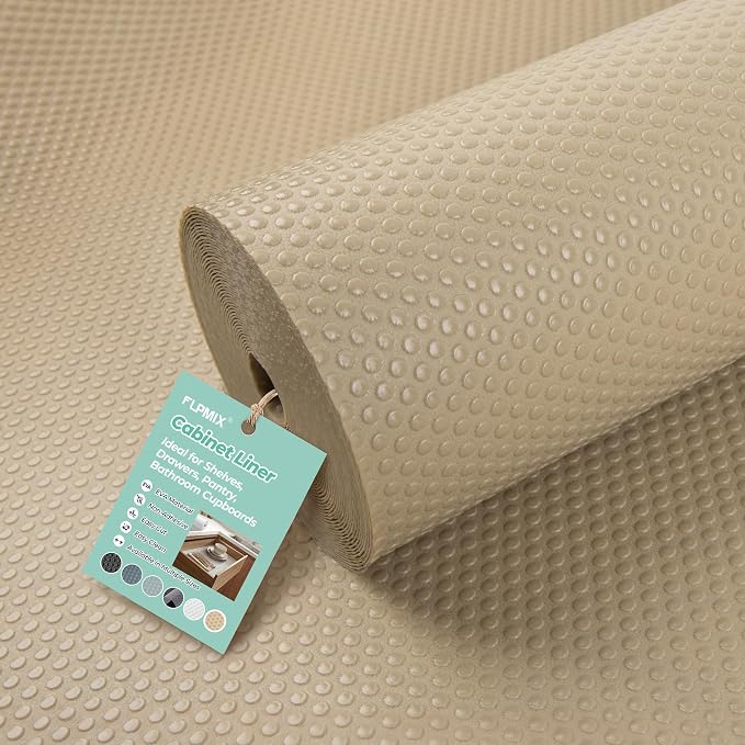 FLPMIX Shelf Liners for Kitchen Cabinets: 23 inch Wide Large Waterproof by FLPMIX