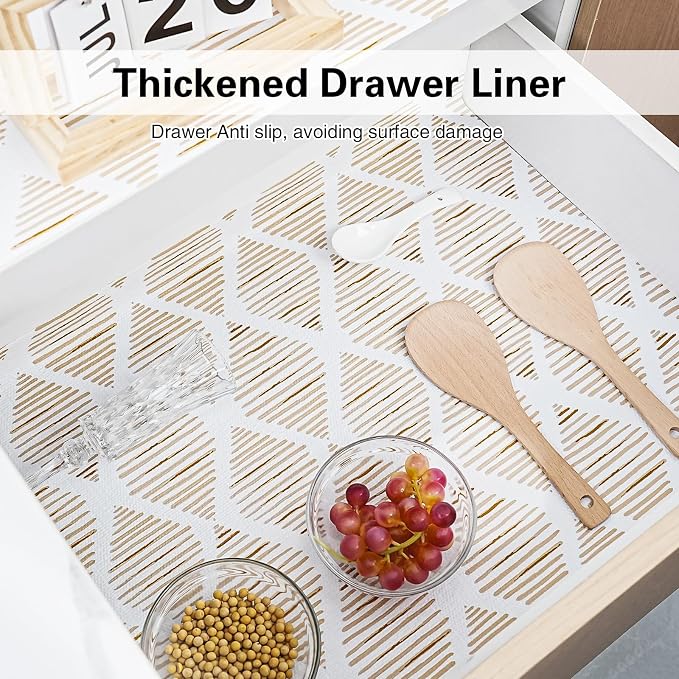Drawer and Shelf Liner for Kitchen Cabinet Non-Adhesive 18in x 30FT - Image 3