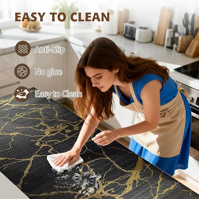 2-Layer Drawer and Shelf Liner for Kitchen Cabinet: 17in X 30Ft Non Slip - Image 4