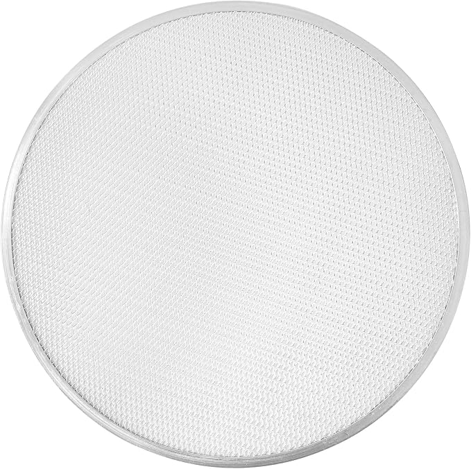 Restaurantware 19 Inch Aluminum Pizza Screen Pack of 36 Mesh Baking Tool For Crispy Crust, Lightweight Stackable Seamless Rim Rust-Resistant Baking Screen, Reusable for Pizzerias, Home Oven Use - Image 10