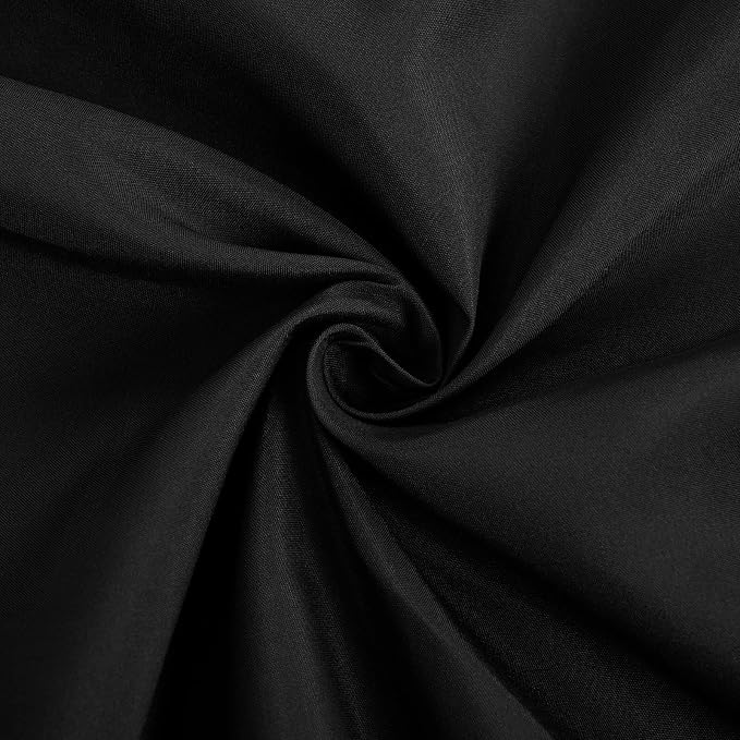 Black Tablecloths for Rectangle Tables,90 x 156 Inch - Image 7