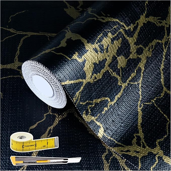 2-Layer Drawer and Shelf Liner for Kitchen Cabinet: 17in X 30Ft Non Slip by Kimhan