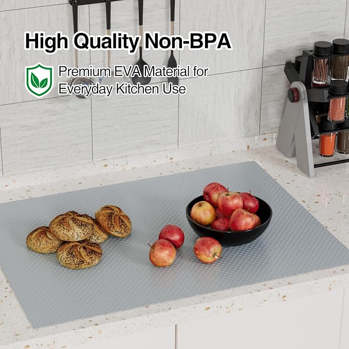 FLPMIX Shelf Liners for Kitchen Cabinets: Non-Adhesive 17" W x 300" L - Image 6