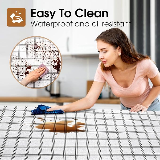 Beautysaid Shelf and Drawer Liner for Kitchen Cabinet Non Adhesive Non Slip - Image 7