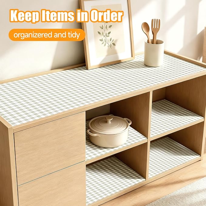 Songrey Non-Adhesive Shelf Liner & Cabinet Liner, 17.5" x 120" - Image 5