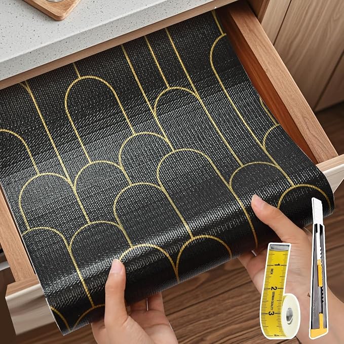 Shelf Liners for Kitchen Cabinets Drawer Liner 23.6in x 20FT Non Adhesive - Image 9