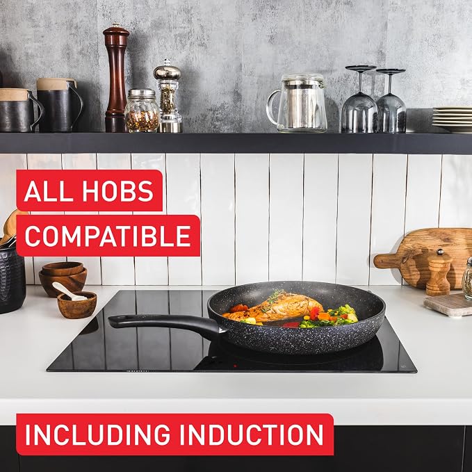Tefal Titanium Stone Non-Stick 4-Piece Induction Pan Set with Stewpot - Image 3