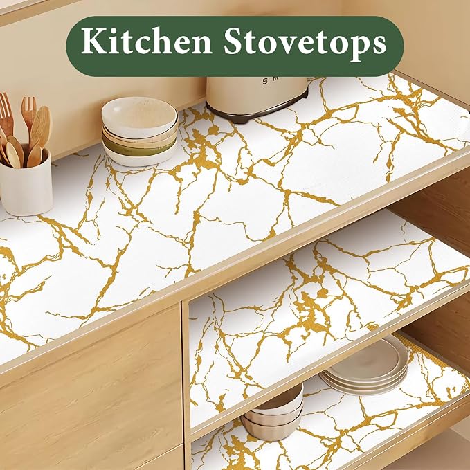 Drawer and Shelf Liner for Kitchen Cabinet Non Slip Waterproof - Image 5