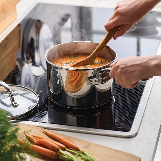 Farberware Millennium Stainless Steel Saucepan with Lid, Induction Ready, Compatible with All Cooktops, Metal Utensil Safe, 3 Quart Saucepot, Dishwasher Safe - Stainless Steel - Image 8