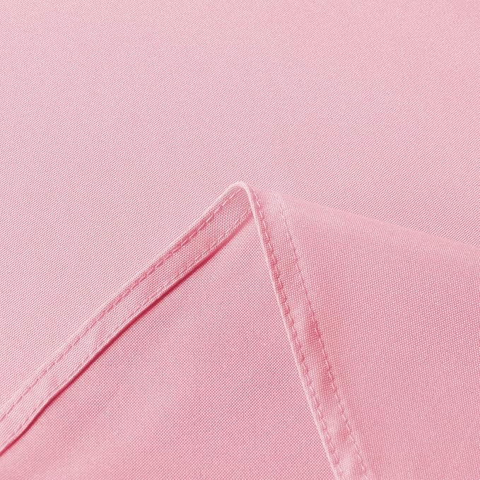 sancua Round Tablecloth, 120 Inch, Pink - Image 6