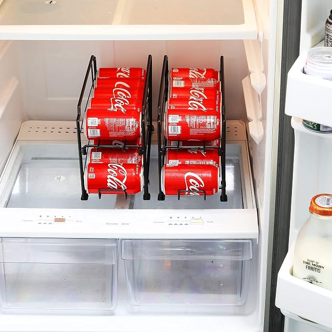 Simple Houseware Stackable Can Rack + Soda Can Dispenser - Image 4