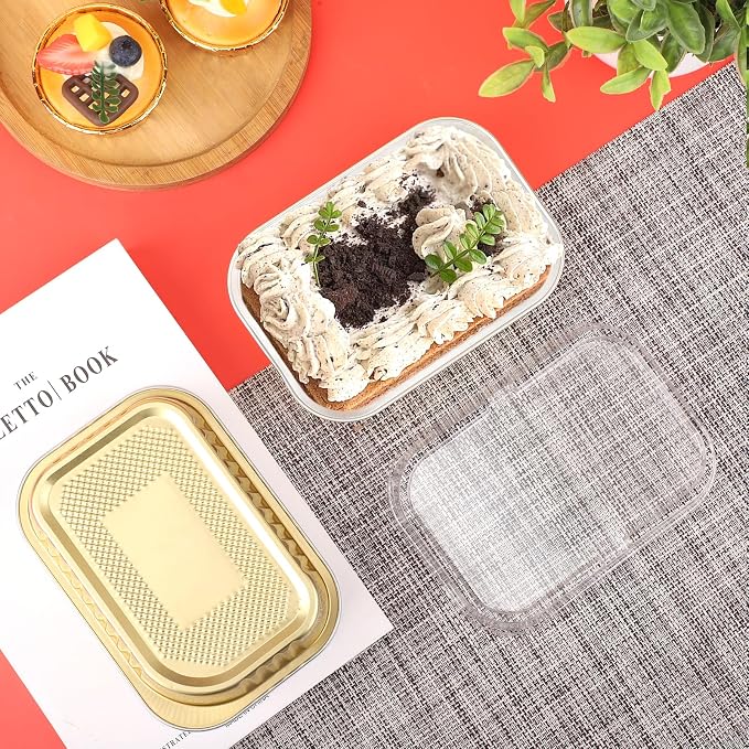 Beasea Mini Loaf Pans with Lid, 25 Pack 5x3 Inch Disposable Loaf Pan Aluminum Foil Bread Pans Bread Loaf Pans Mini Loaf Baking Pans Loaf Bakeware for Baking - Image 6