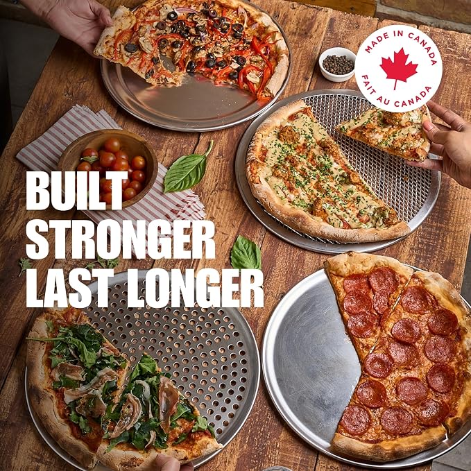 Norjac 14 Inch Pizza Pan, 6 Pack, Round Aluminum Pans, Baking Tray for Oven, Rust-Free, Durable & Long Lasting - Image 8