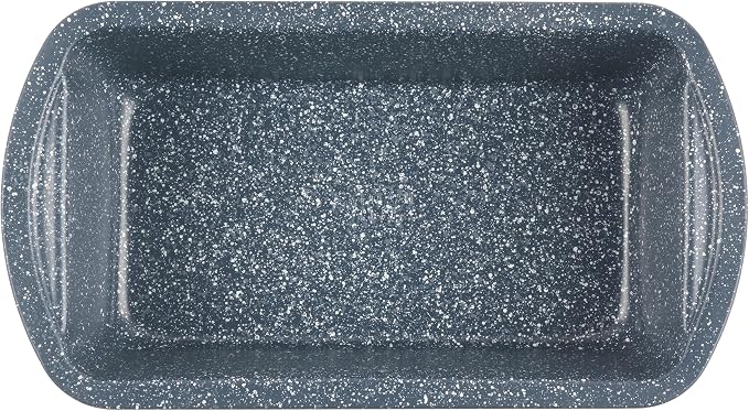 Russell Hobbs COMBO-5443 Non-Stick Loaf Pan Set of 2, 28cm Carbon Steel Bread Tin with Handles, Easy Clean for Cakes, Bread & Malt Loaf, Nightfall Stone Collection, Blue Marble, 5 Year Guarantee - Image 6