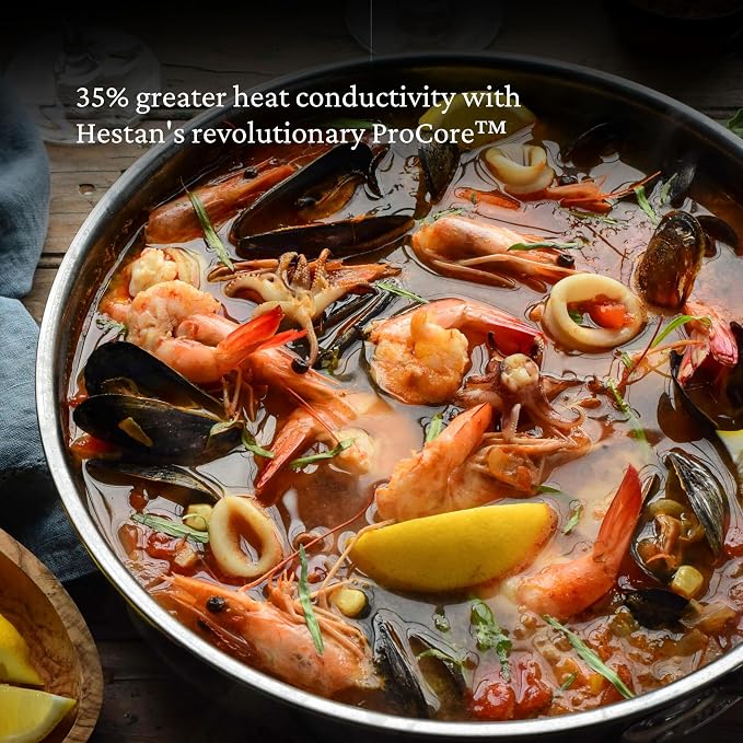 Hestan - NanoBond Collection - Titanium All-In-One Pan, Induction Cooktop Compatible, 3.5 Quart - Image 6