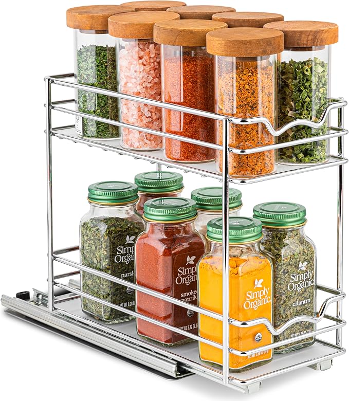 Pull Out Cabinet Organizer for Spices, Cans 4-1/2"W x 10-3/8"D x 8-7/8"H by HOLDN%E2%80%99STORAGE