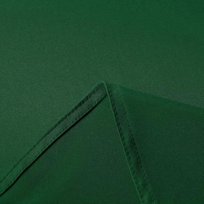 sancua Round Tablecloth 48 Inch Fits 20-36 Inch Tables, Hunter Green - Image 5