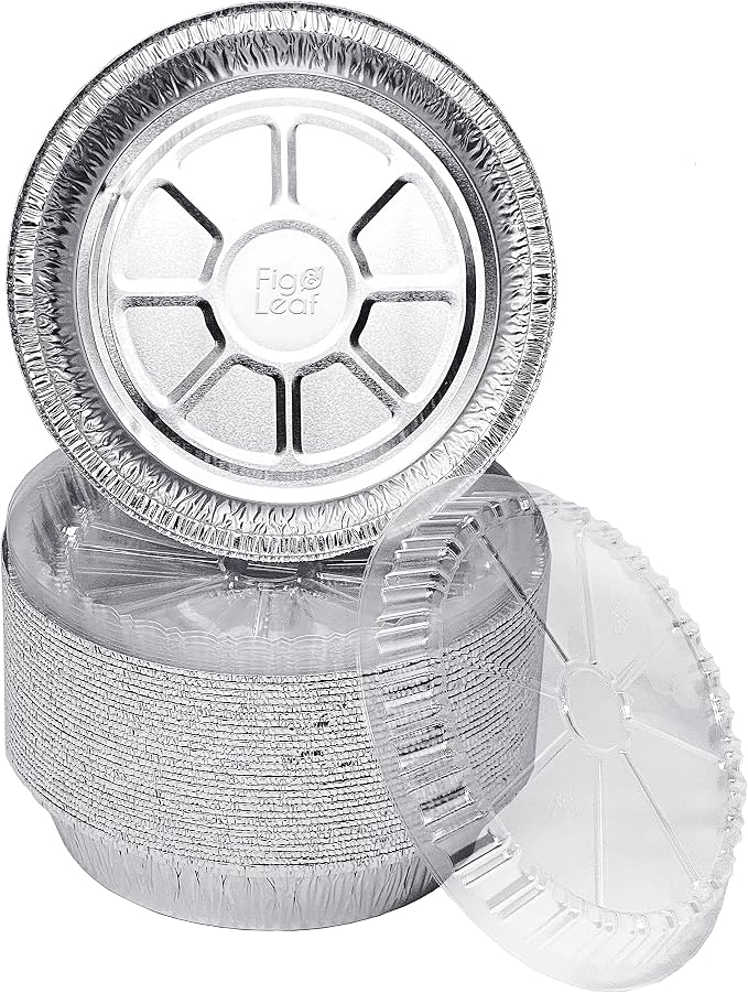 (360 Pack) Premium 6-Inch Round Foil Pans with Plastic Dome Lids l Heavy Duty l Disposable Aluminum Tin for Roasting, Baking, or Cooking - Image 4