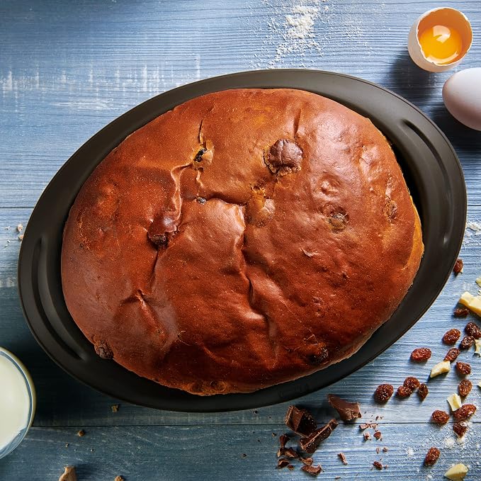LURCH Germany Flexiform Oval Bread Pan For Baking All Kinds Of Bread | Mold Is Made Of 100% BPA-Free Premium Platinum Silicone | 9.4" x 7.1" - Brown - Image 7