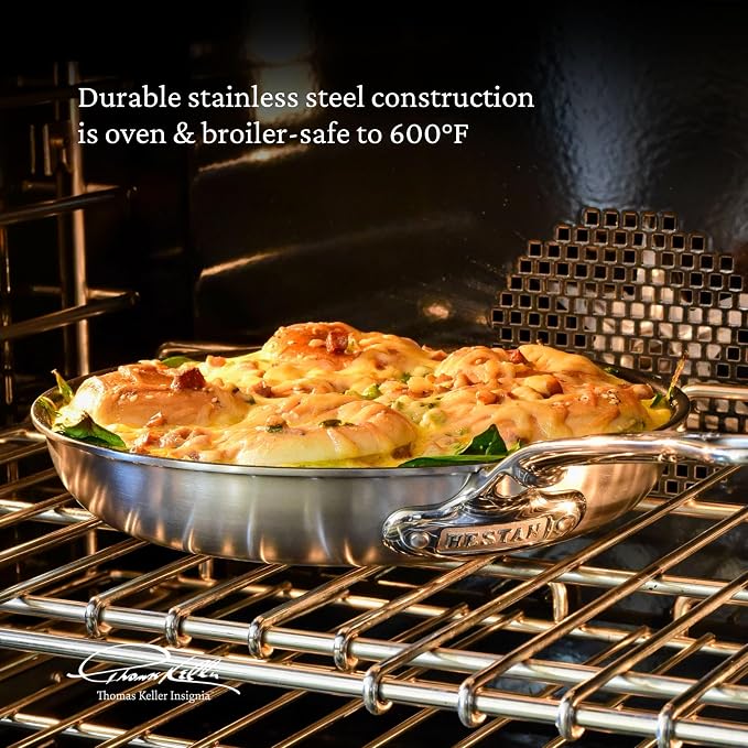 Thomas Keller Insignia by Hestan - Stainless Steel 7 Piece Cookware Set, Induction Cooktop Compatible - Image 11