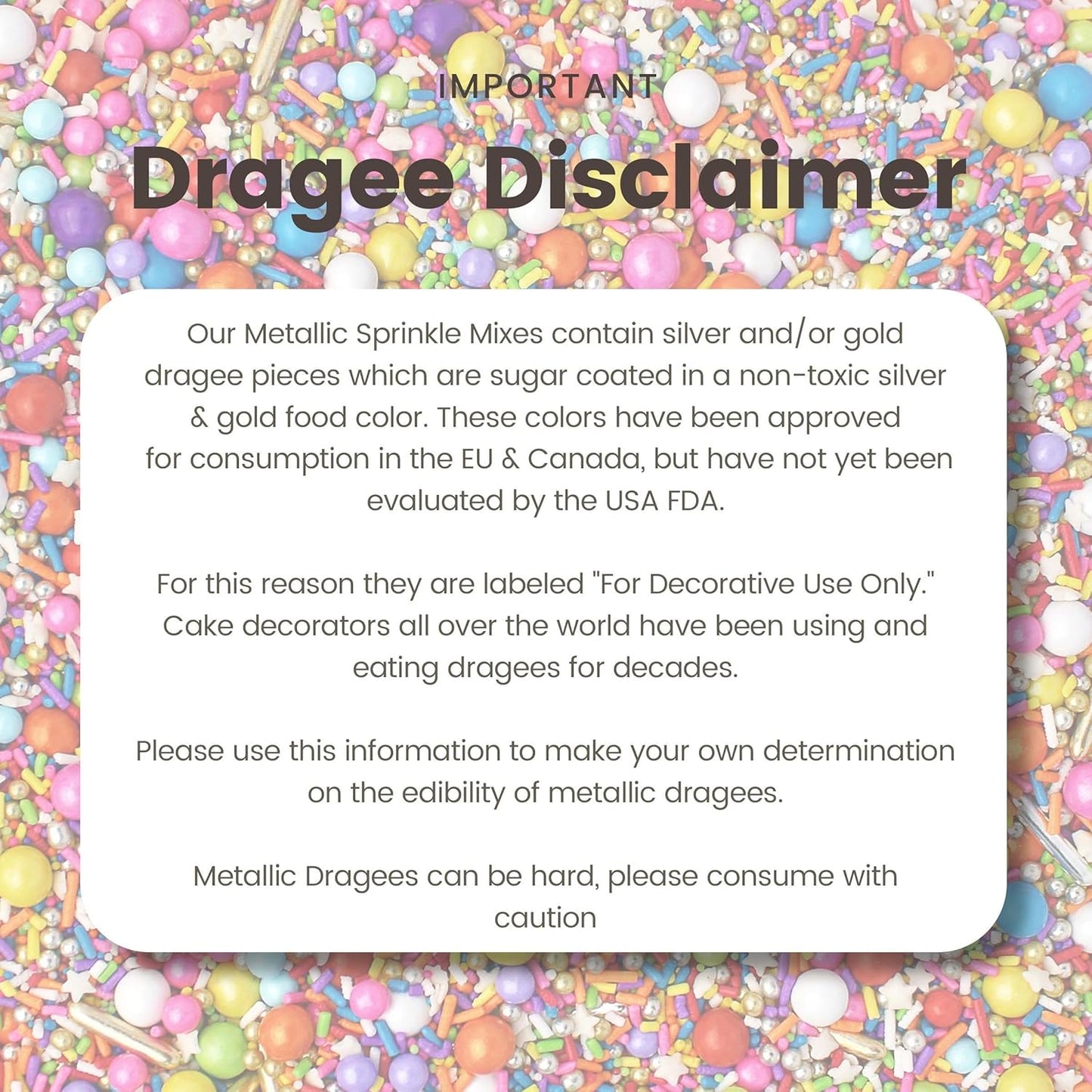 Sprinkle Pop Rainbow Road Sprinkle Mix| Blend of White Red Orange Yellow Green Blue Pink Purple Rainbow Sprinkles Made in USA for Decorating Birthday Cakes Cookie Cupcakes Ice Cream Chocolate,4oz