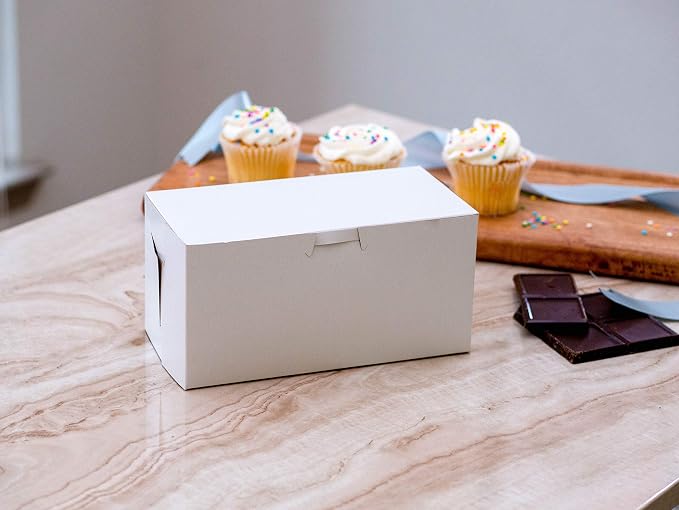 SCT White One-Piece Non-Window Bakery Boxes, 9 x 9 x 4, White, Paper, 200/Carton - Image 6