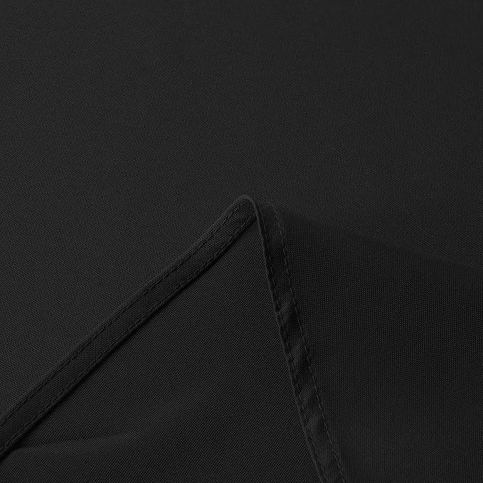 sancua Round Tablecloth, 120 Inch, Black - Image 6