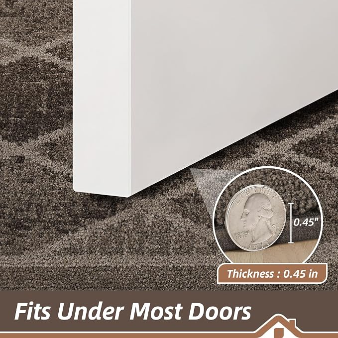 BEQHAUSE Dirt Trapper Door Mats 32" x 48", Non-Slip Washable, Brown - Image 5