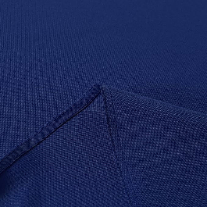 sancua Round Tablecloth 48 Inch Fits 20-36 Inch Tables, Navy - Image 6