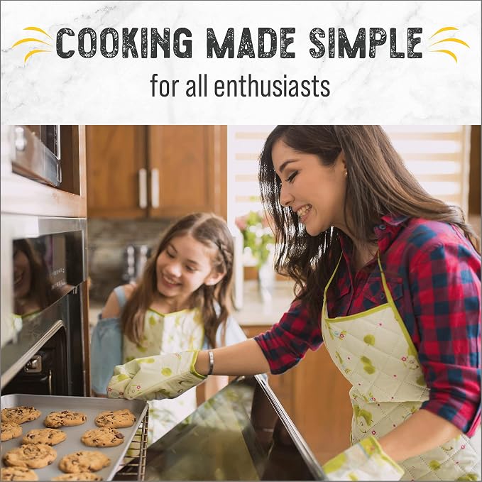 Checkered Chef Baking Sheet Pan and Cooling Rack - Half Sheet, 18" x 13" Aluminum Cookie Sheets and Stainless Steel Wire Rack for Baking - Image 7