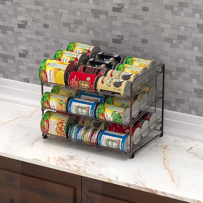 Simple Houseware Stackable Can Rack + Soda Can Dispenser - Image 5