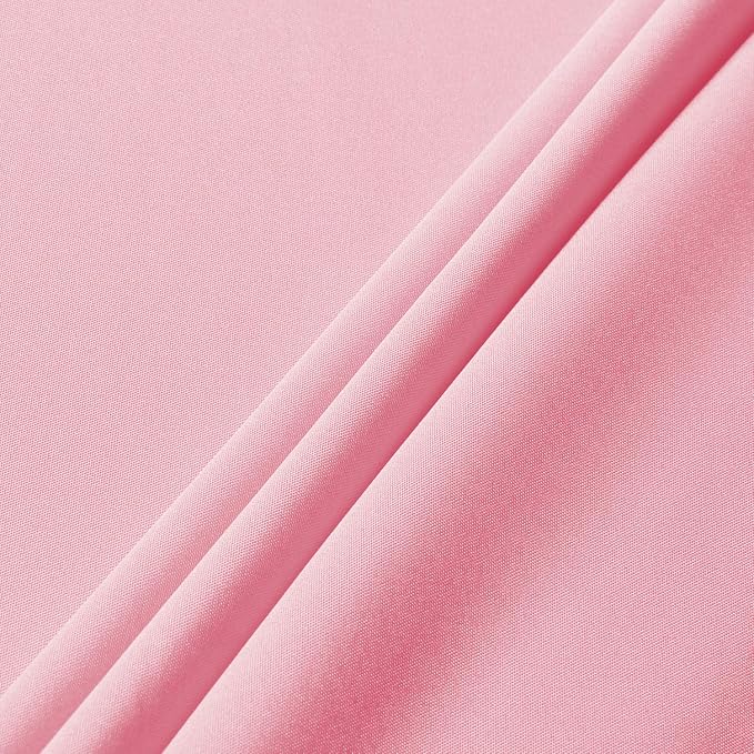 sancua Round Tablecloth, 120 Inch, Pink - Image 5