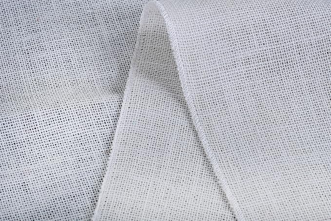 MDS® Pack of 25 Natural Burlap Table Runner, 12 x 108 Inch, Jute Rustic Farmhouse Boho Table Decor for Wedding Reception, Dining Table, Bridal Shower, Baby Shower & Party Decorations - White - Image 6