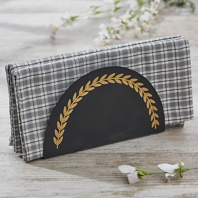 Park Designs Black Tole Napkin Holder, Metal - Image 2