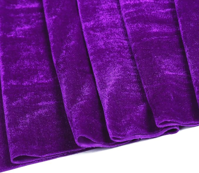 MDS® Pack of 25 | Purple | Velvet Table Runner 20 x 120 Inches 10ft Long Luxurious Soft Romantic Wedding Runners for Party Reception Bridal Shower Birthday Banquets Dinner Table Decoration - Image 7