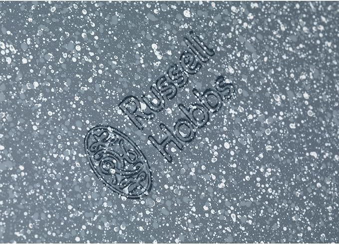 Russell Hobbs COMBO-5444 Square Baking Pan Roaster Tray Set of 2, Non-Stick, Carbon Steel Oven Tins, BPA/PFOA Free, For Brownies, Batch Cooking, Roasting, Nightfall Stone Collection, Blue Marble, 26cm - Image 6