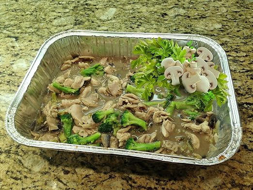 Tiger Chef Top Quality 5-Pack 9 x 13 inch Deep Aluminum Foil Pans with Lids, Disposable - Image 4