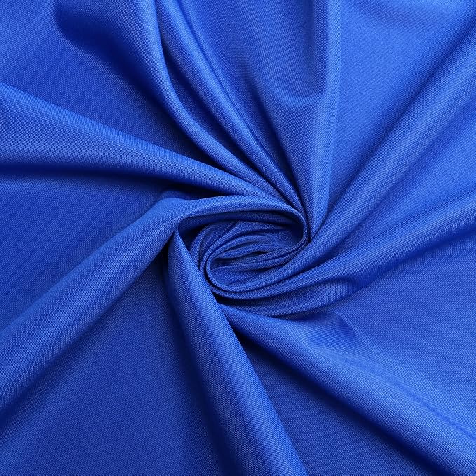 sancua Round Tablecloth, 108 Inch, Royal Blue - Image 4