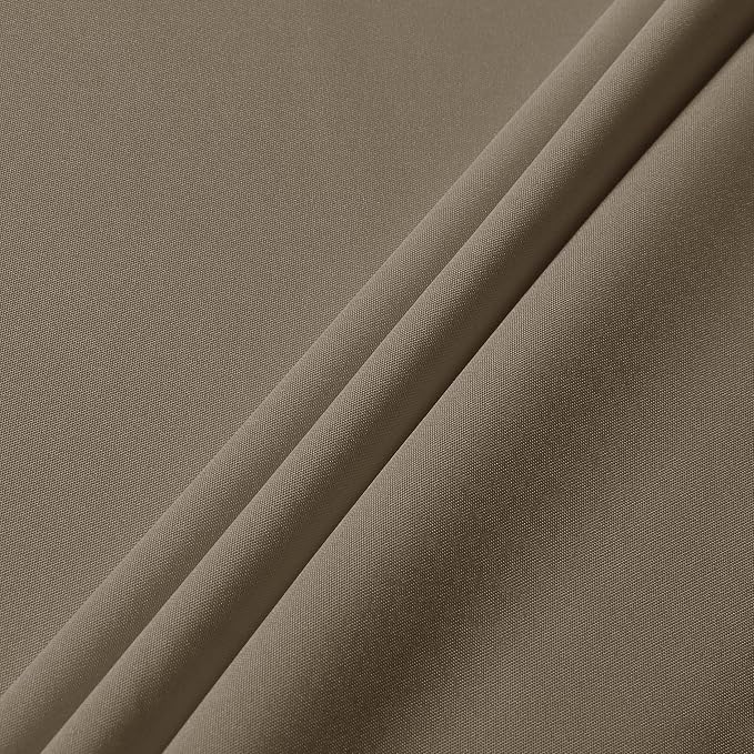 sancua Round Tablecloth 70 Inch Fits 20-58 Inch Tables, Taupe - Image 5