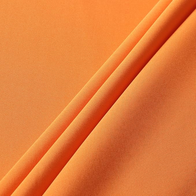 sancua Round Tablecloth 48 Inch Fits 20-36 Inch Tables, Orange - Image 5