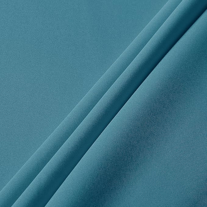 sancua Round Tablecloth, 108 Inch, Teal - Image 5