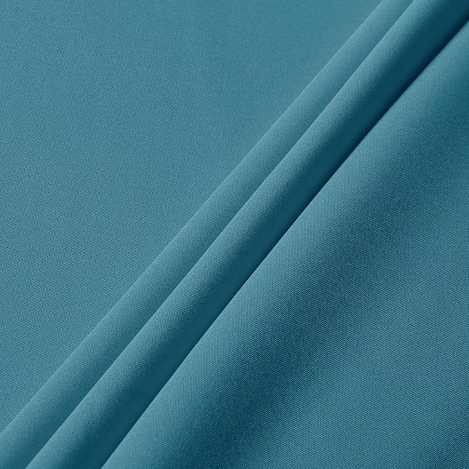 sancua Round Tablecloth 70 Inch Fits 20-58 Inch Tables, Teal - Image 5