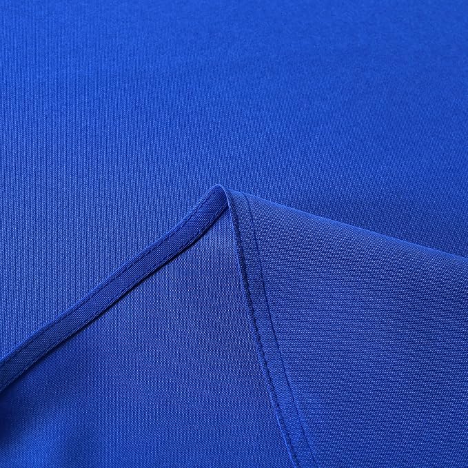 sancua Round Tablecloth 48 Inch Fits 20-36 Inch Tables, Royal Blue - Image 6