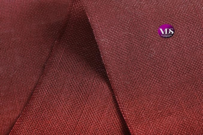 VDS Pack of 25, Burlap Table Runner 100% Natural Jute Rustic Hessian Table Cloth Centrepiece for Wedding Bridal Shower Birthday Event Party Banquet Table Decoration (Size 12X108 Inch)(Maroon) - Image 6