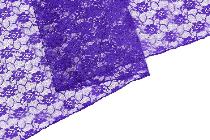 MDS Pack of 25 Wedding 12 x 108 inches Lace Table Runner for Wedding, Decorations for Birthday Parties, Banquets, Graduations, Engagements, and Runners fit Rectangle, Round Table- Royal Blue - Image 4